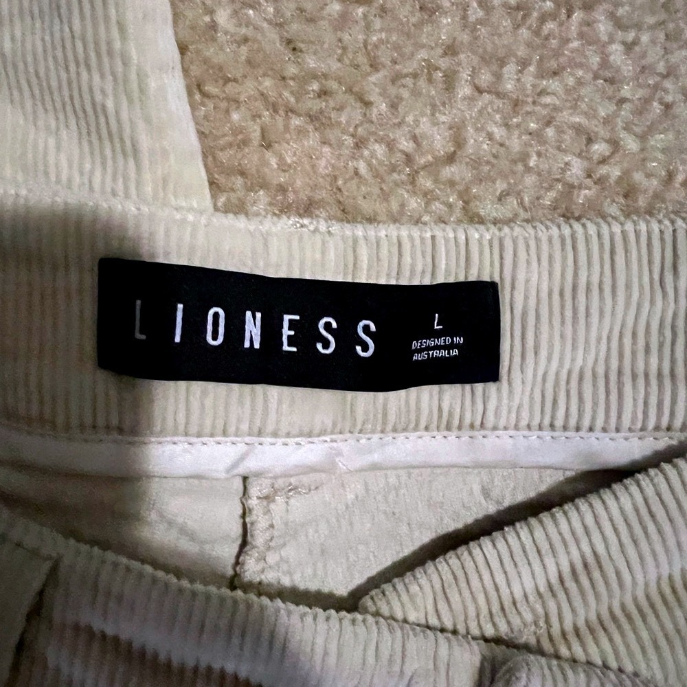 Lioness La‎ Mesa Crossover Front Corduroy Trousers Size L - Picture 4 of 4